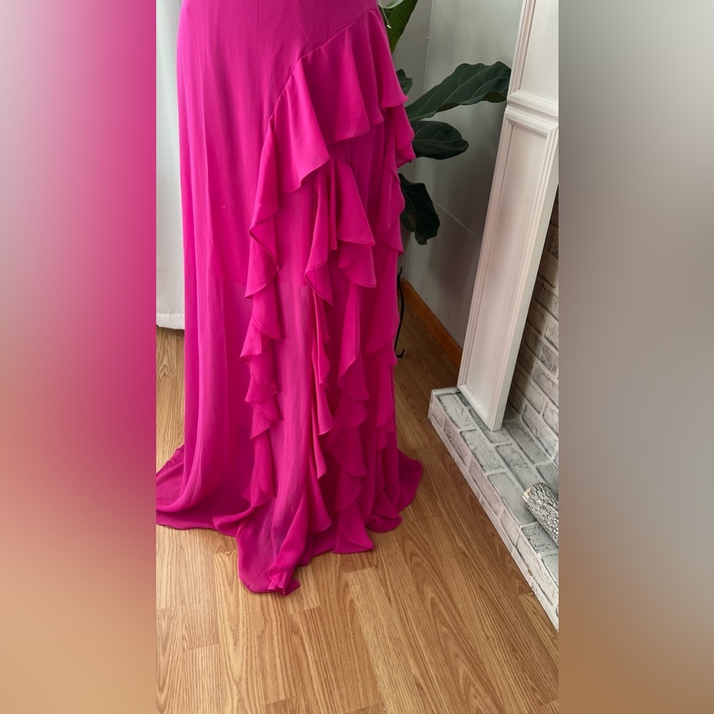 Pink formal maxi dress prom - Picture 3 of 6